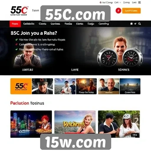 Análise das principais características do site 55C.com